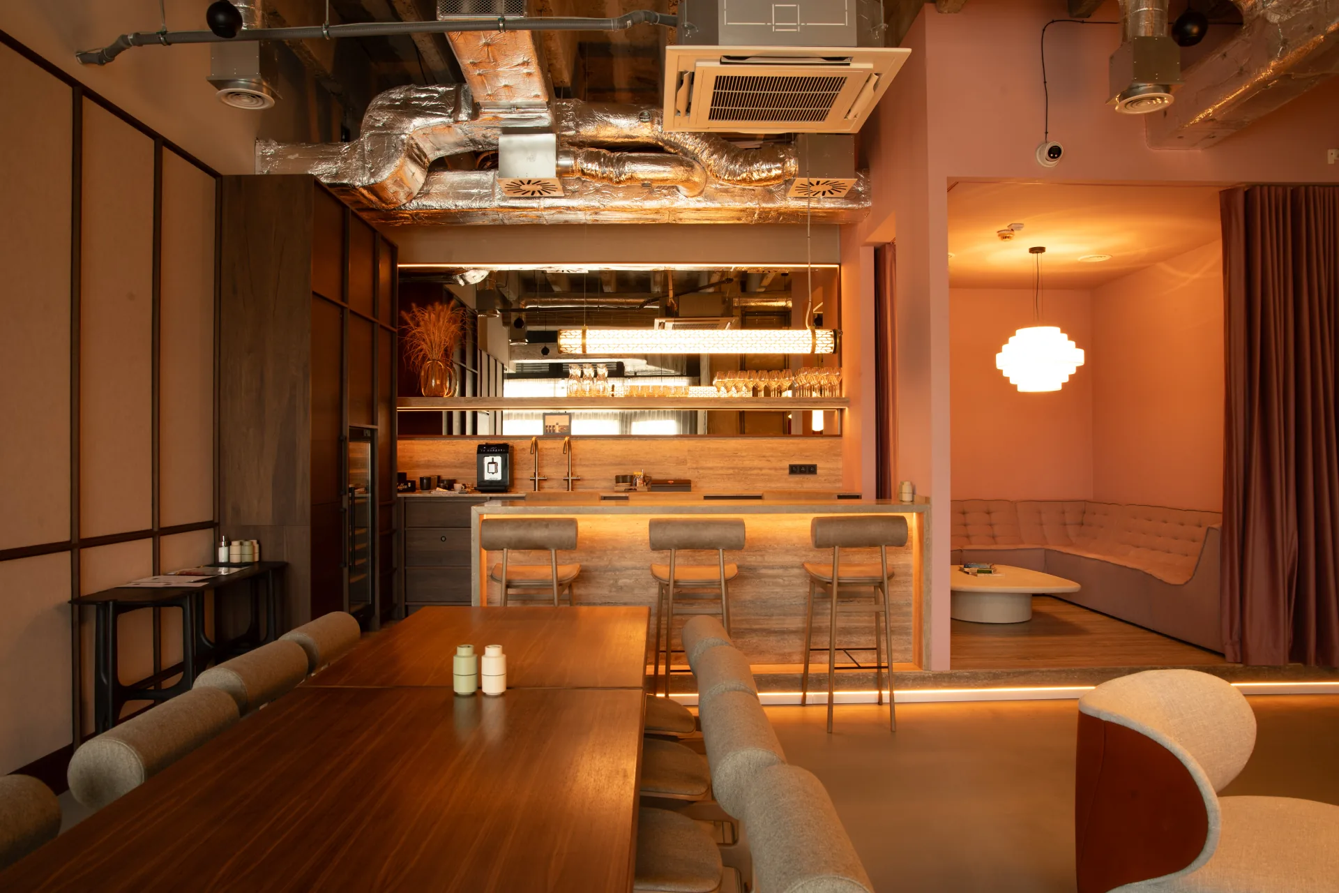 Work lounge inside Vanguard — 1
