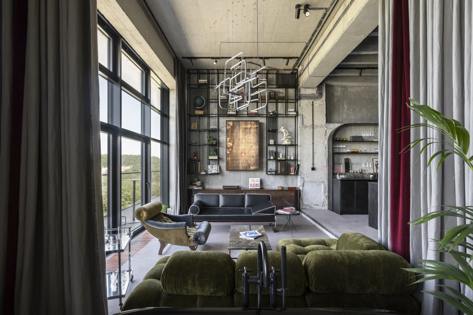 Loft 903 — Světoběžník, cinematic interiér od SKULL Studio
